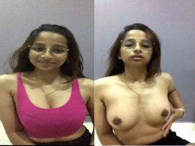 Viral sexy girl boobs show topless video shared