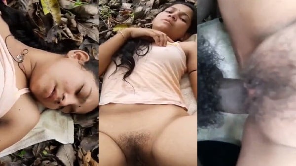 Gaanv ki sundar jawan ladki ki jungle mai chudai