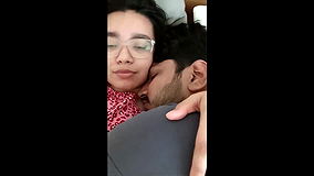 Cute girl with her bf
