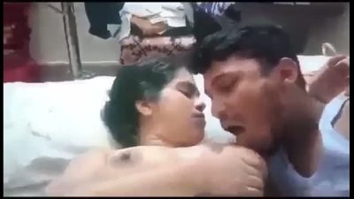 Desi couple hotel room intimate moment